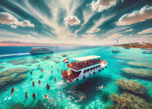 رحلة جزيرة تيران وصنافي