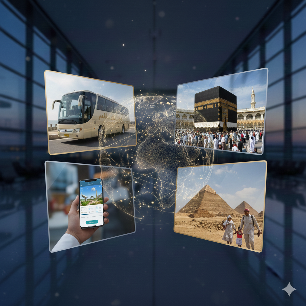 حلول السفر المتكاملة النقل، التأشيرات، وحجز الطيران - خدماتنا بين يديك